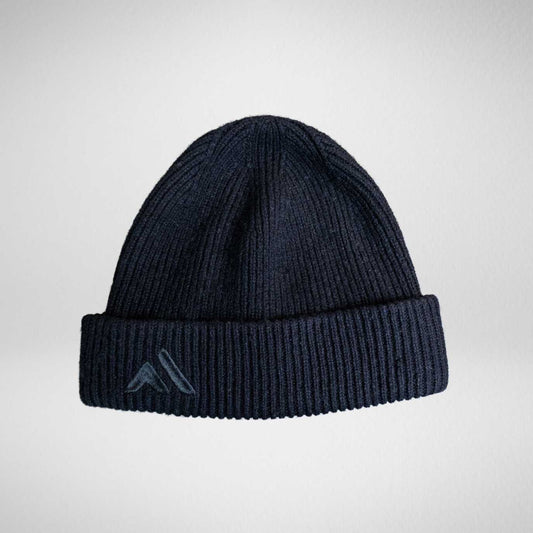 Coal Black Beanie